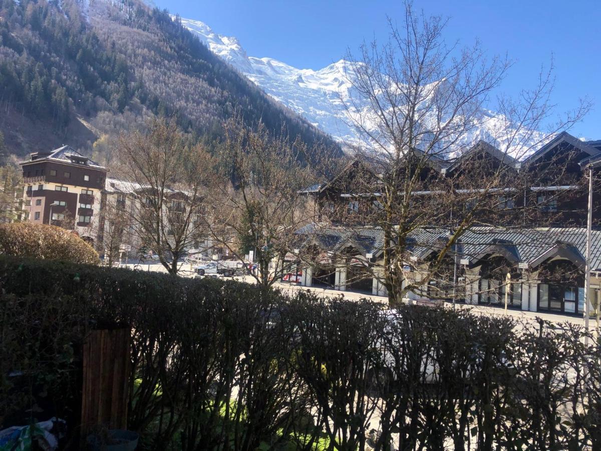 Appartement Chamonix 27 - Au Centre Vue Mont Blanc et Jardin Extérieur photo